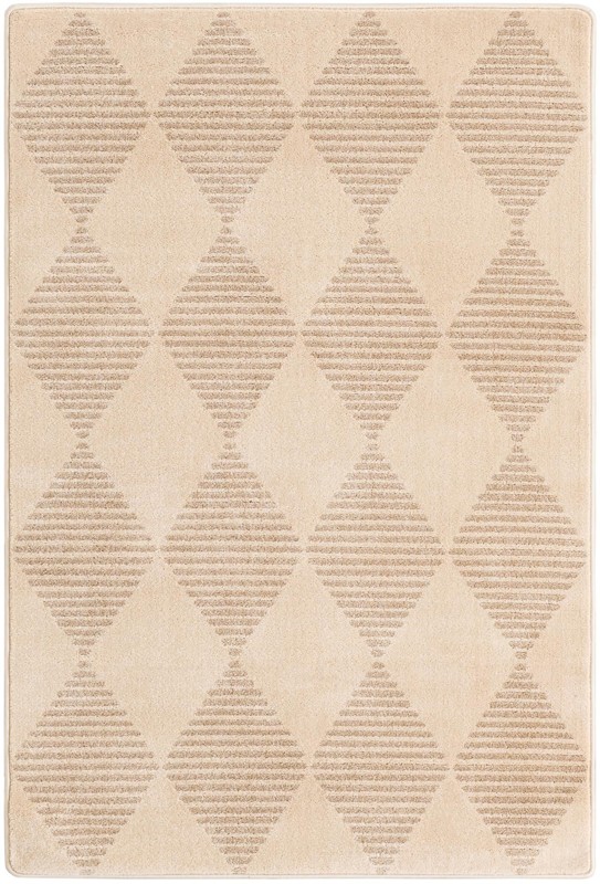 4' x 6' Dade · Diamond rug, ivory