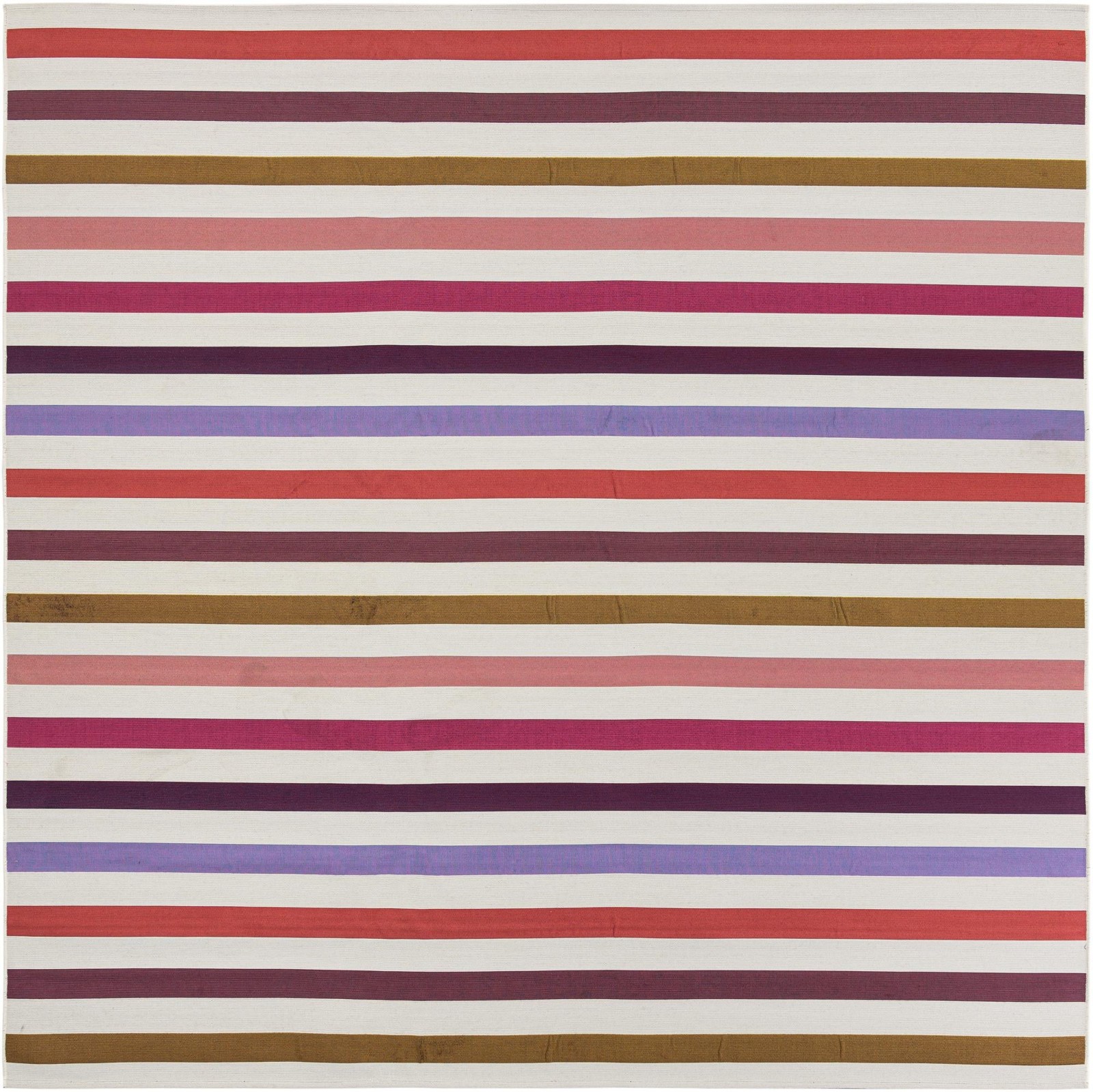 10' x 10' Lomax · Striped Outdoor Rug