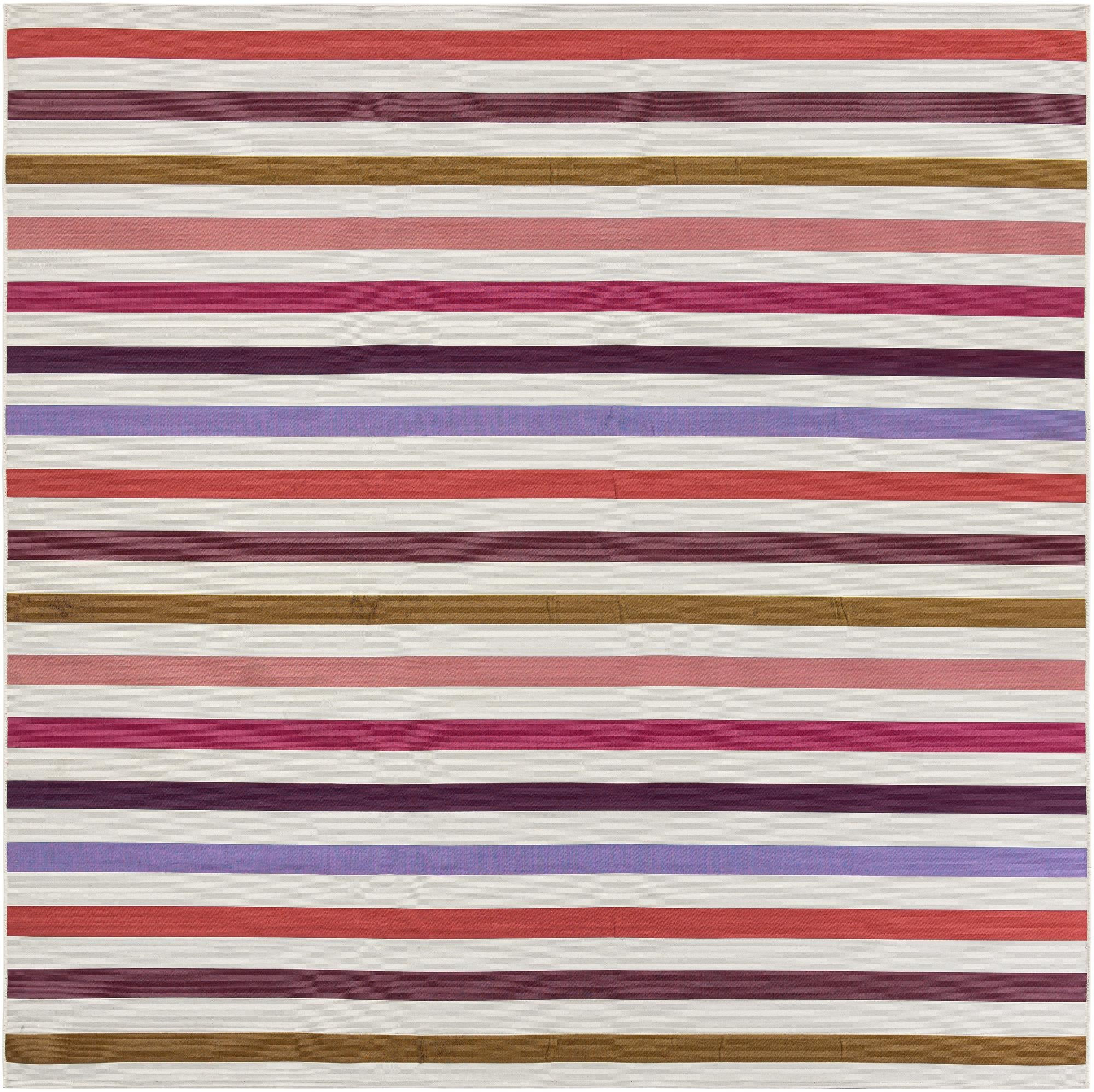 10' x 10' Lomax · Striped Outdoor Rug