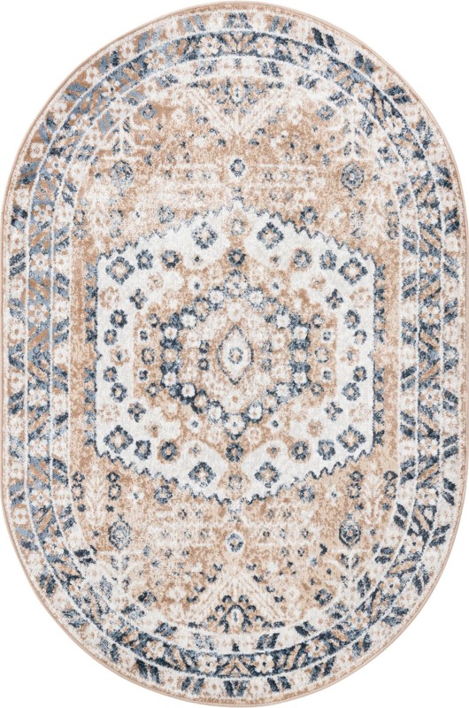 Swallow · Border rug, beige