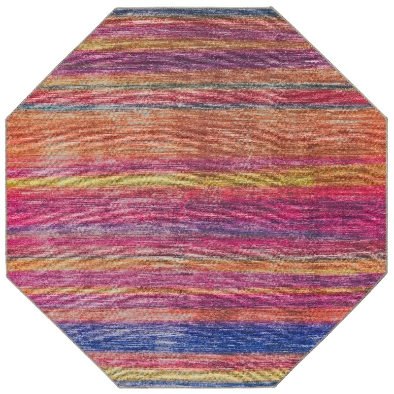Prewitt · Striped rug, multi