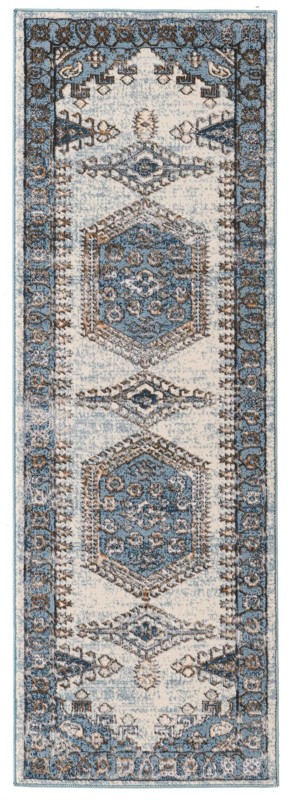 Holly · Border rug, blue