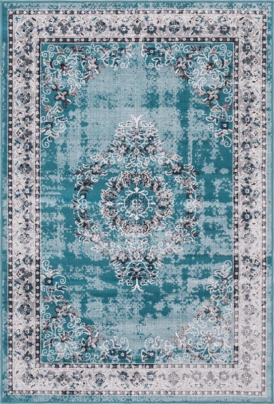 Jeffers · Border rug, blue