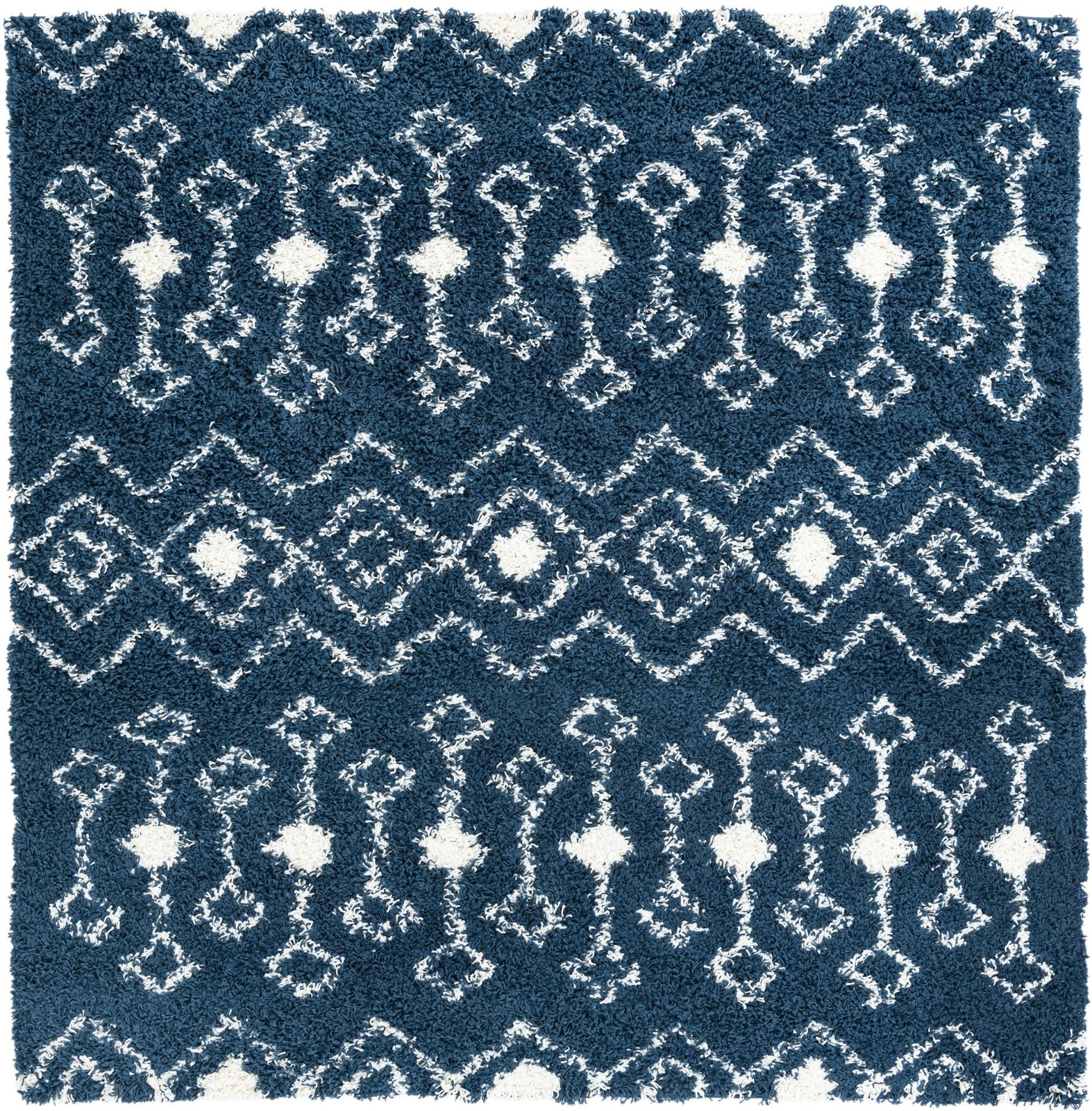 7' x 7' Bayley · Chevron Shag Rug