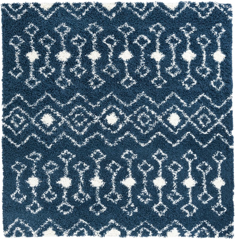 7' x 7' Bayley · Chevron Shag Rug