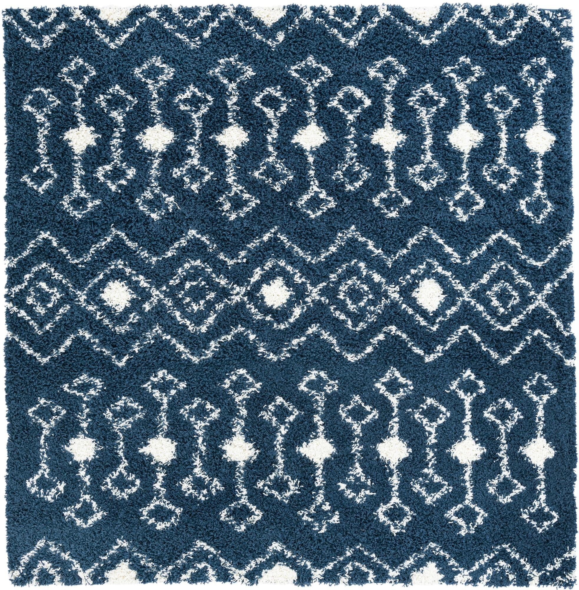7' x 7' Bayley · Chevron Shag Rug