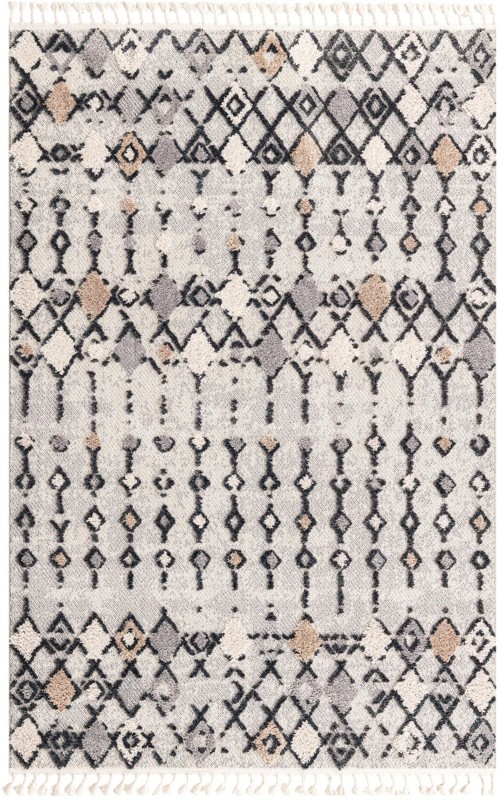 5' 3 x 8' Josephine · Diamond rug, sand
