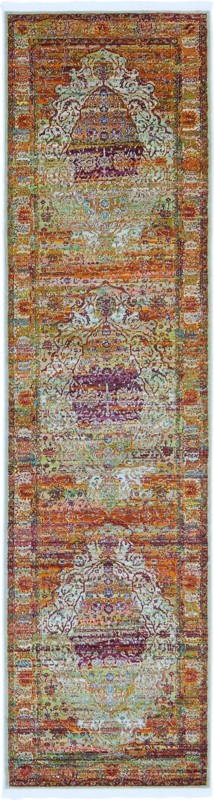 2' 7 x 10' Callan · Border rug