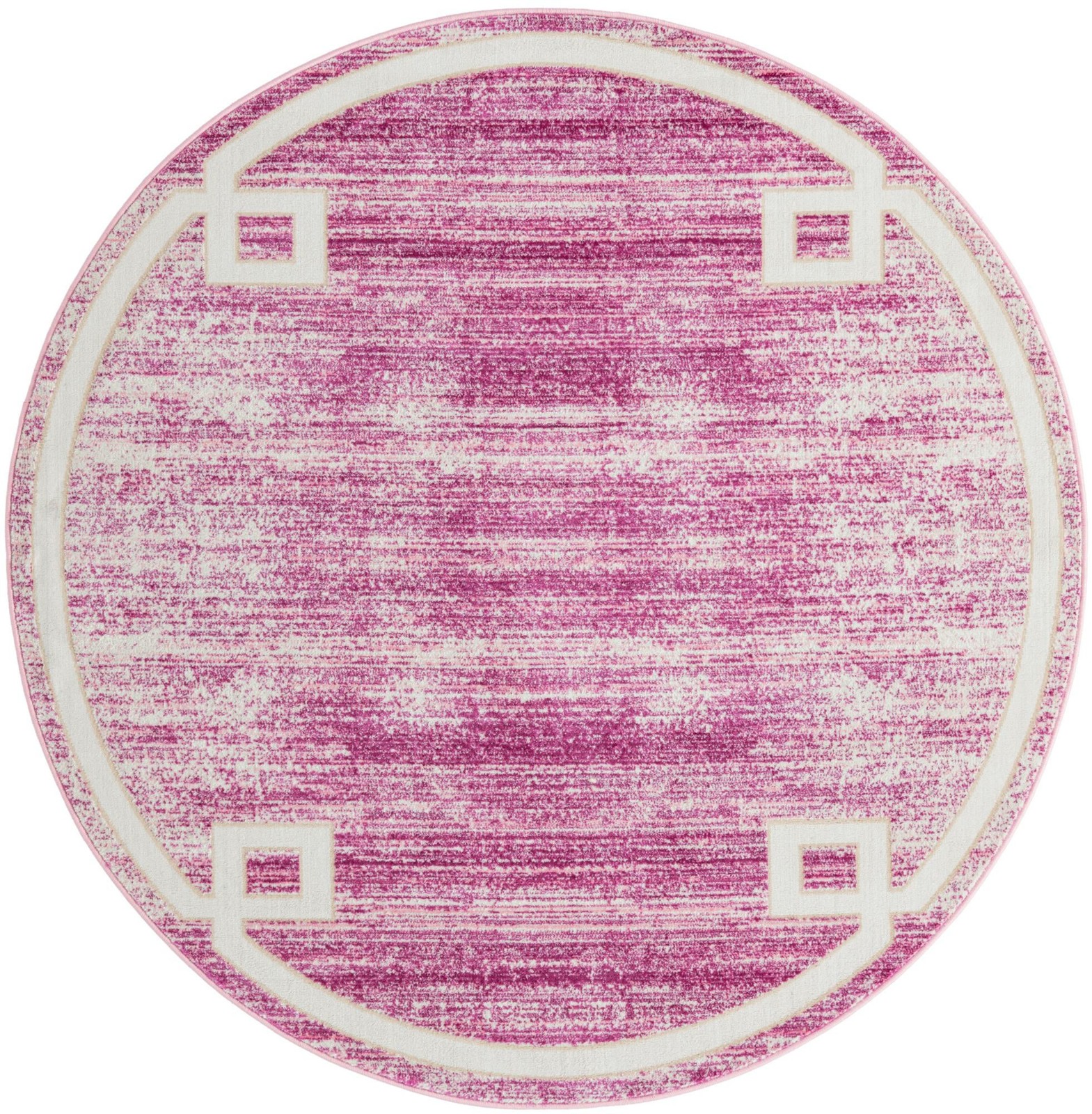 5' 3 x 5' 3 Coldwater · Border rug