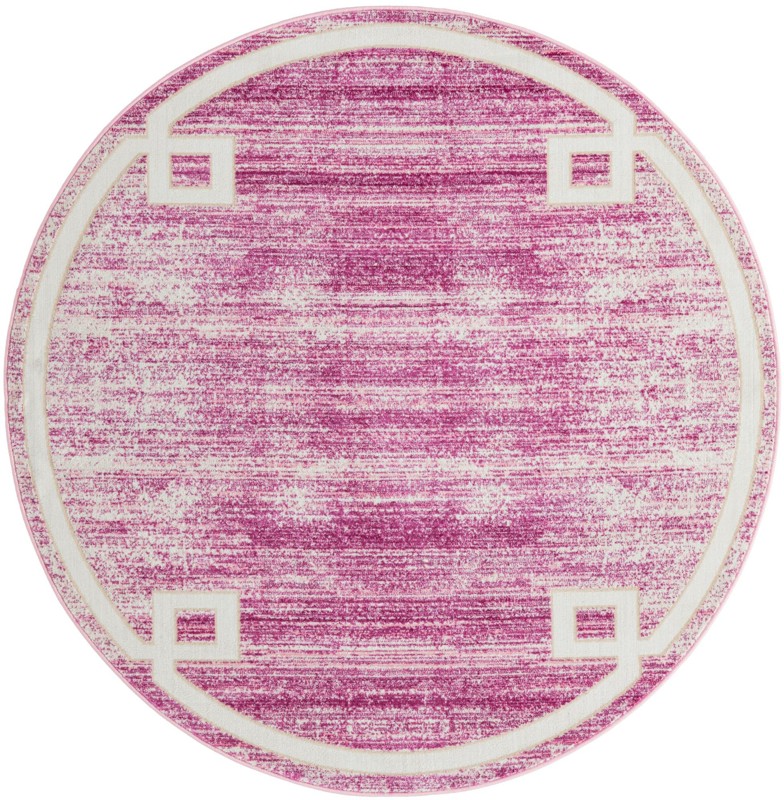 5' 3 x 5' 3 Coldwater · Border rug