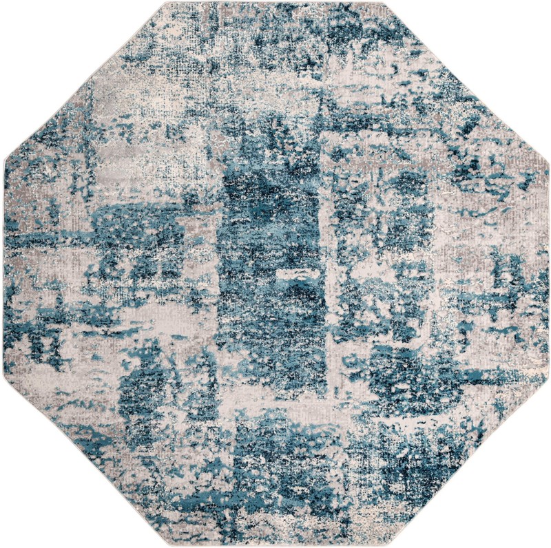 7' 10 x 7' 10 Evanston · Abstract rug, blue