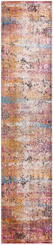 2' 6 x 12' Wellfleet · Border rug, multi