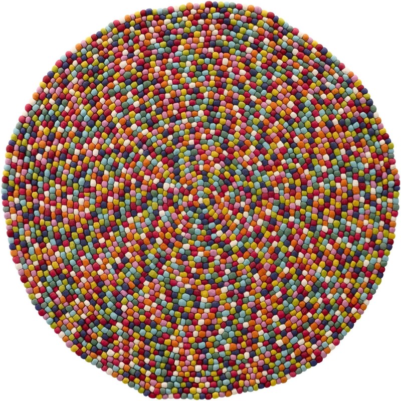 7' 10 x 7' 10 Hawthorne · Abstract Wool Rug, multi