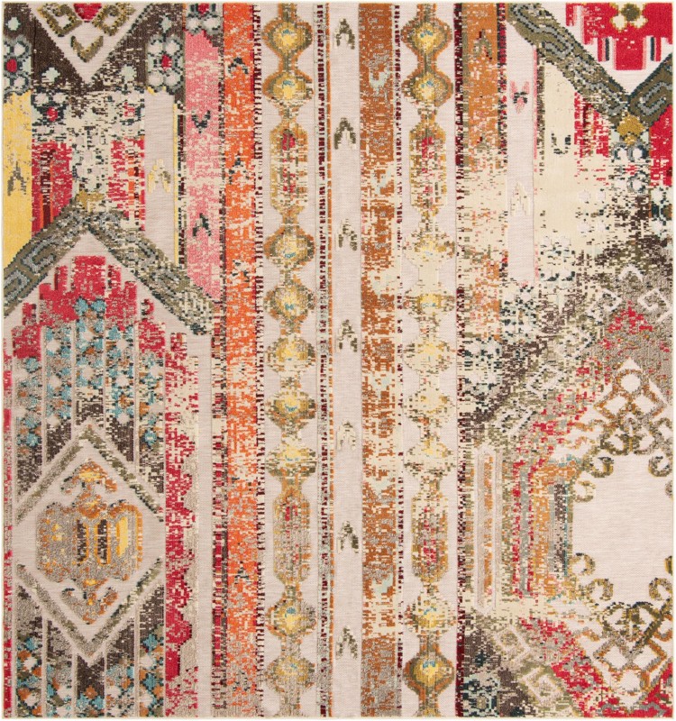 10' x 10' Cleary · Abstract Outdoor Rug, multi beige