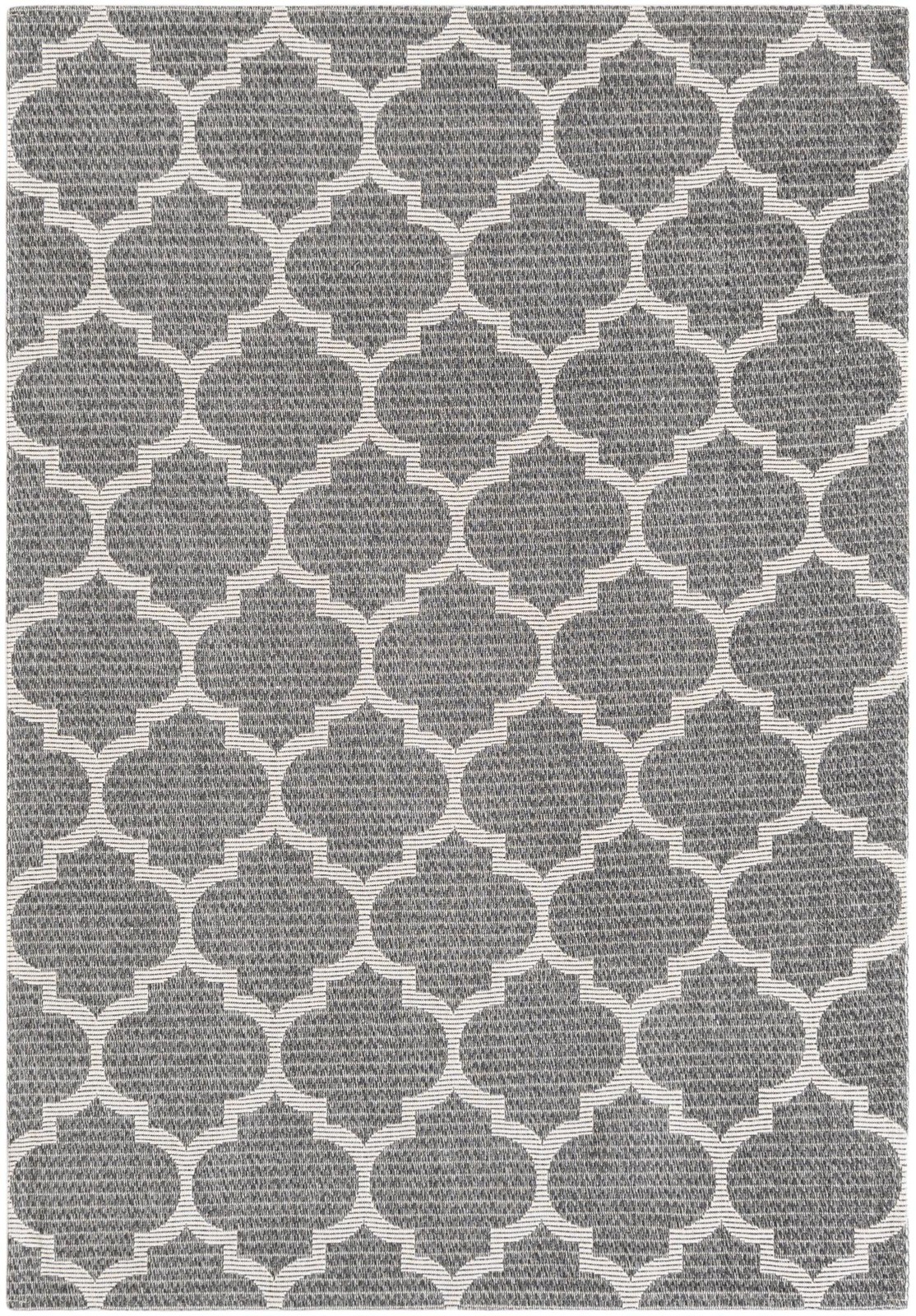 4' 2 x 6' Enid · Lattice rug, anthracite