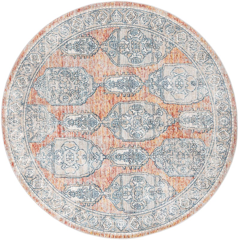 7' x 7' Pullman · Border rug