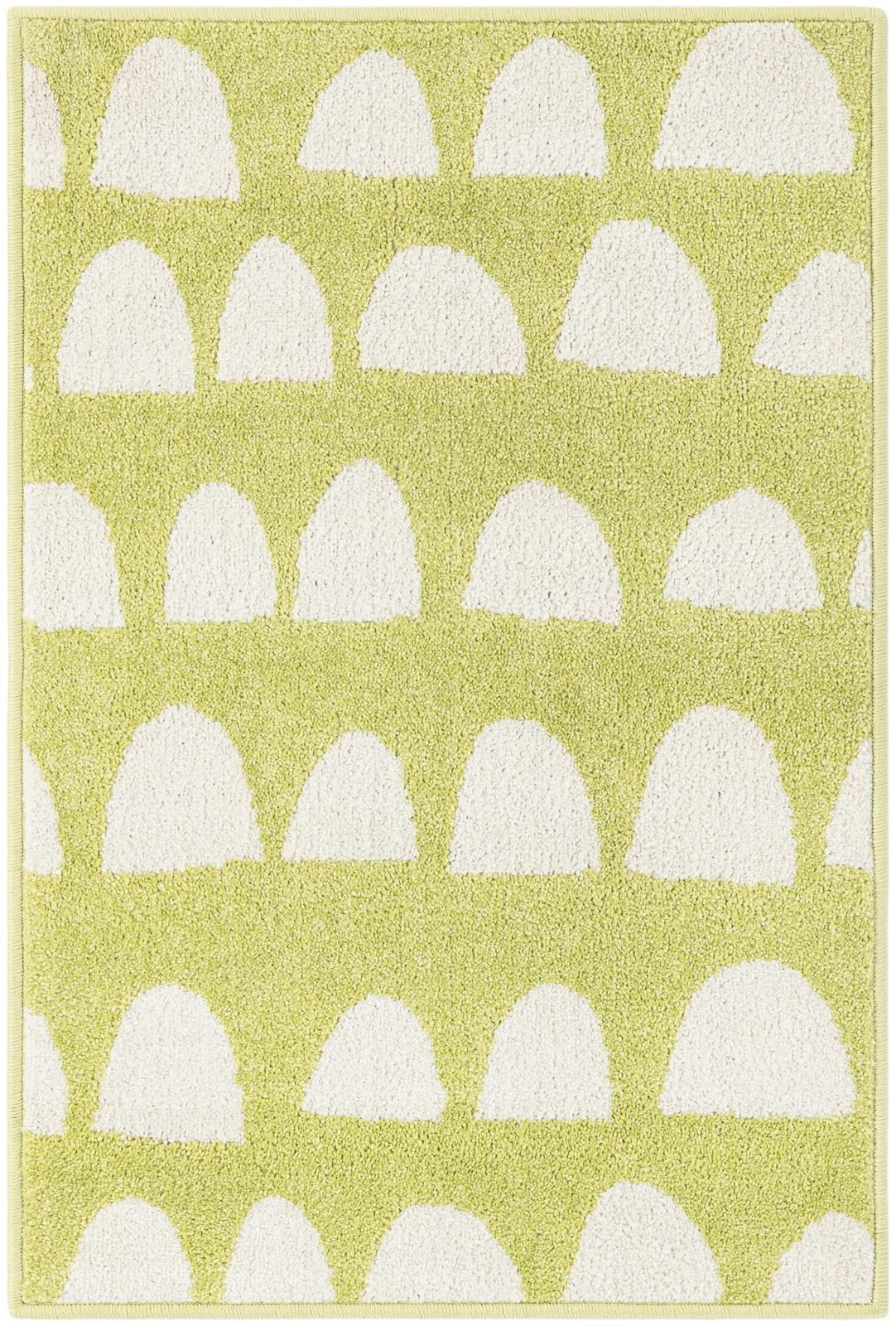 2' 2 x 3' Halloran · Geometric rug, pastel green