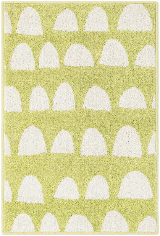 Halloran · Geometric rug, pastel green