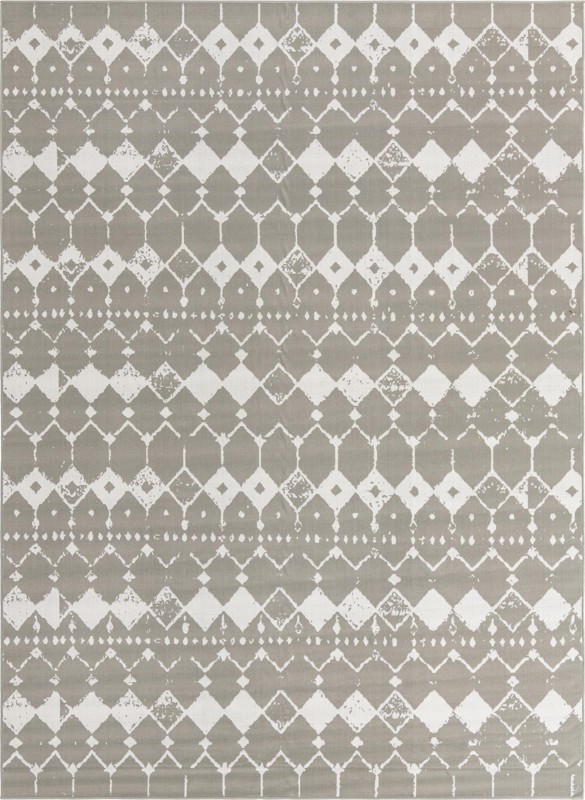 Stowe · Diamond Outdoor Rug, gray