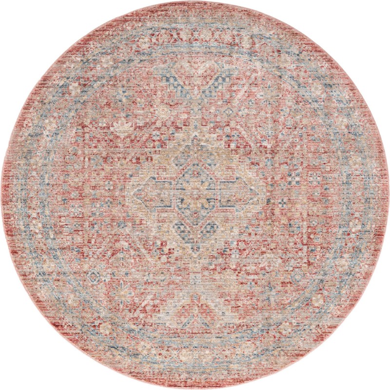 5' x 5' Harbin · Border rug