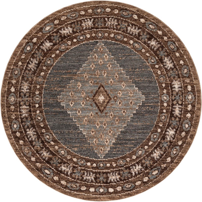 Loveland · Border rug, blue