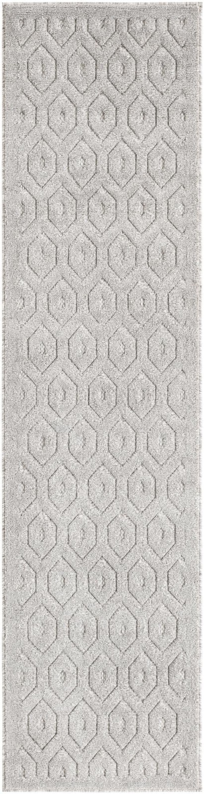 2' x 8' Roanoke · Diamond Outdoor Rug, grey