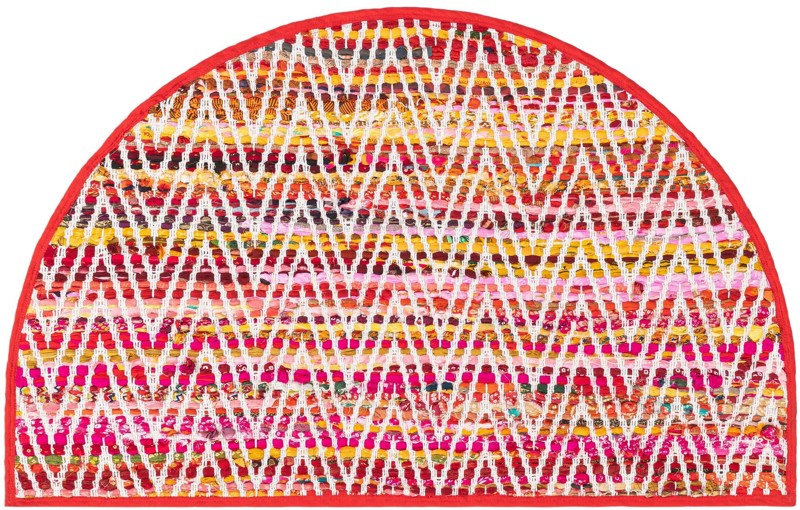 2' 2 x 3' 7 Hopkins · Chevron Chindi Rug, multi