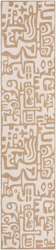 2' 7 x 12' Hungerford · Abstract Outdoor Rug, taupe