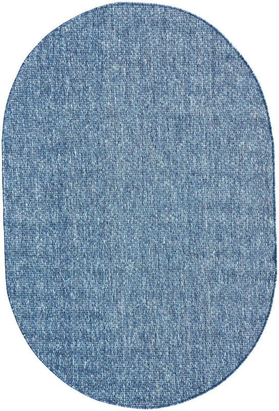4' x 6' Fanshawe · Solid weave Outdoor Rug, shades of blue