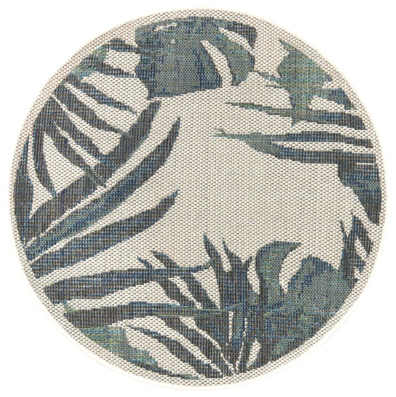 3' 3 x 3' 3 Allington · Border Outdoor Rug, ivory