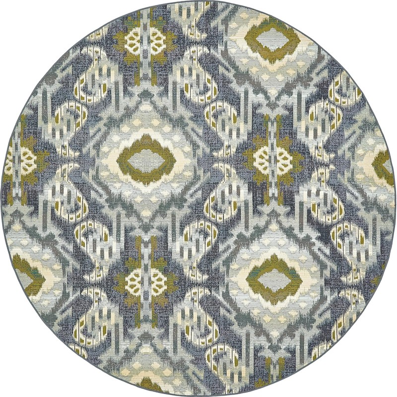 8' x 8' Lomax · Abstract Outdoor Rug