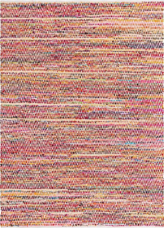 8' x 11' Hopkins · Chevron Chindi Rug, multi