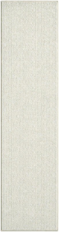 2' x 8' Swain · Solid round rug, ivory white