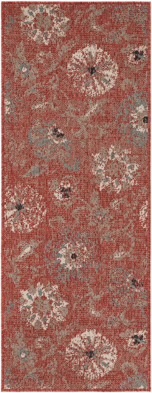 Lofton · Border Outdoor Rug, terracotta