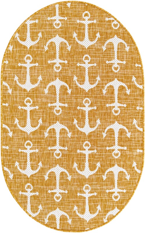 3' x 5' 3 Millbrook · Pictoral Outdoor Rug, yellow