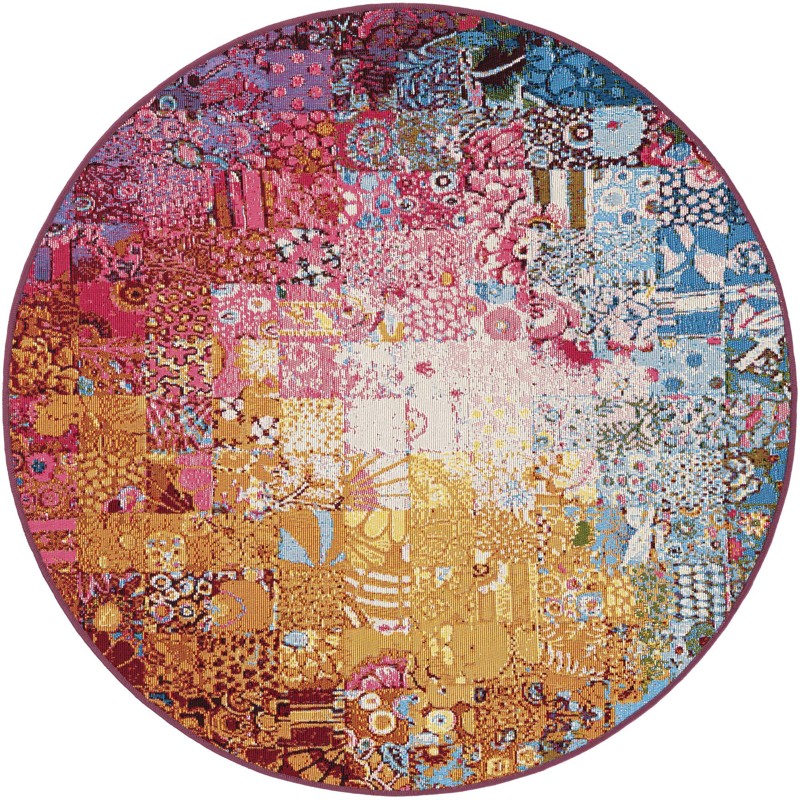 4' x 4' Plover · Patchwork Outdoor Rug