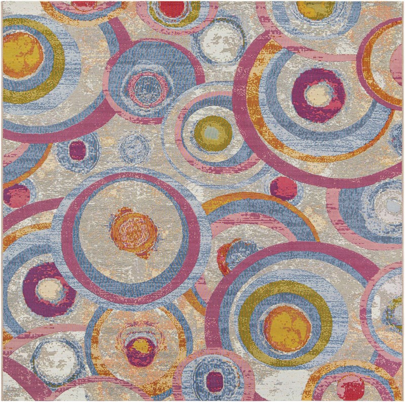 7' 10 x 7' 10 Lomax · Abstract Outdoor Rug