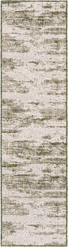 2' x 8' Henley · Abstract Outdoor Rug, green