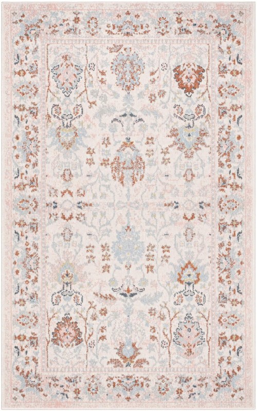 3' 3 x 5' 3 Sandys · Border Washable Rug, ivory