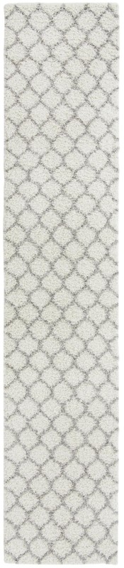 3' 3 x 16' 5 Barnett · Trellis Shag Rug, ivory