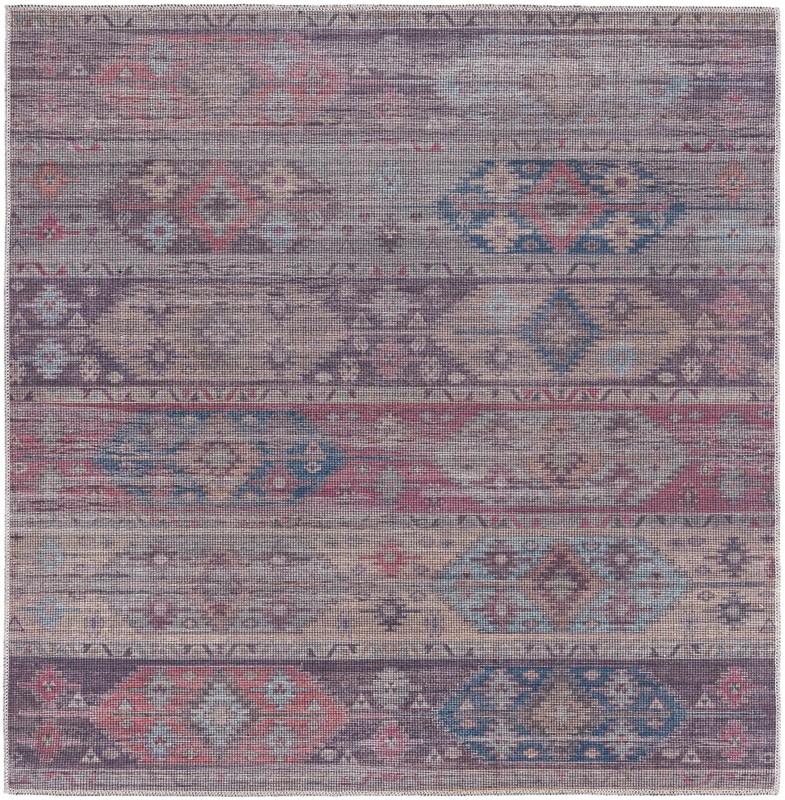 5' 3 x 5' 3 Bascom · Diamond Washable Rug, multi