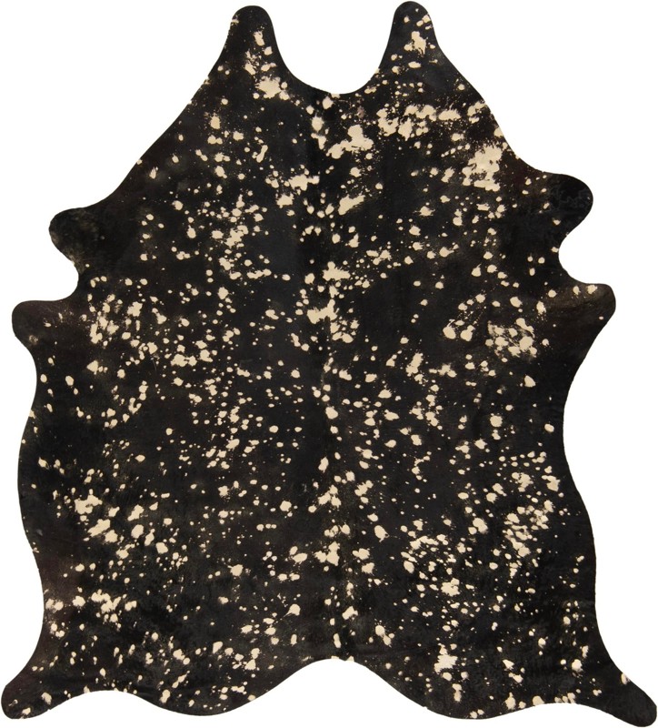 Ballad · Animal print rug, black and gold