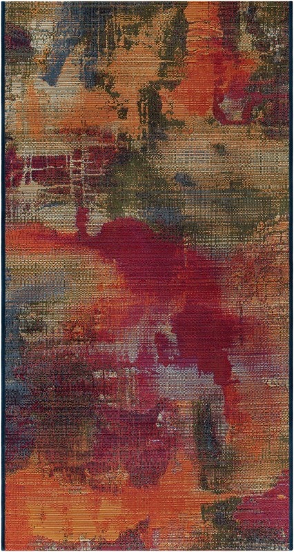 2' 7 x 5' 3 Lomax · Abstract Outdoor Rug