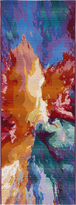 2' x 6' Lomax · Abstract Outdoor Rug