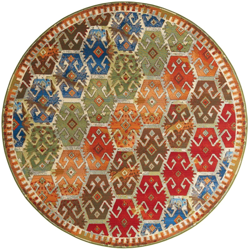 7' 10 x 7' 10 Piper · Geometric Outdoor Rug