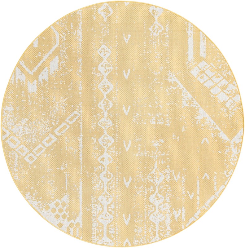 Wildman · Geometric Outdoor Rug, yellow