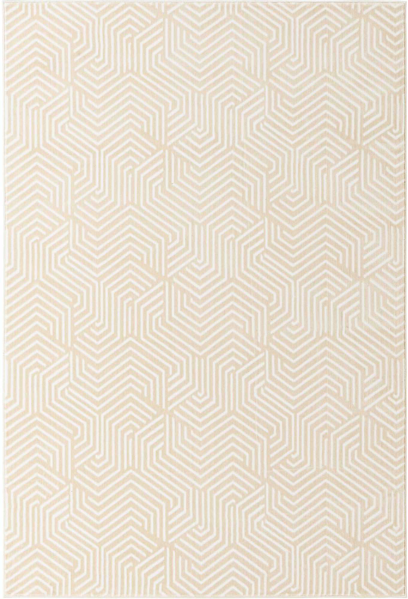 5' 3 x 8' Manning · Geometric rug, ivory white