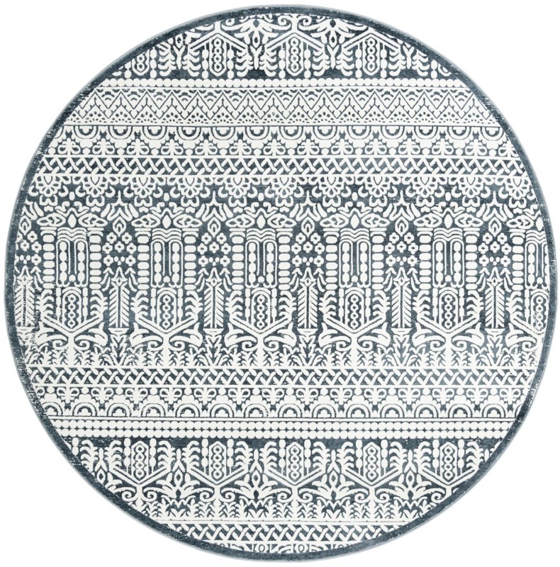 7' 10 x 7' 10 Lakewood · Border rug