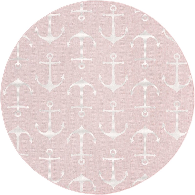 Millbrook · Pictoral Outdoor Rug, pink