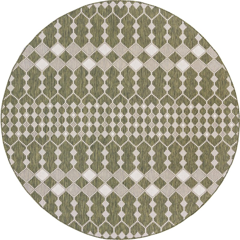 Ramsden · Diamond Outdoor Rug, green